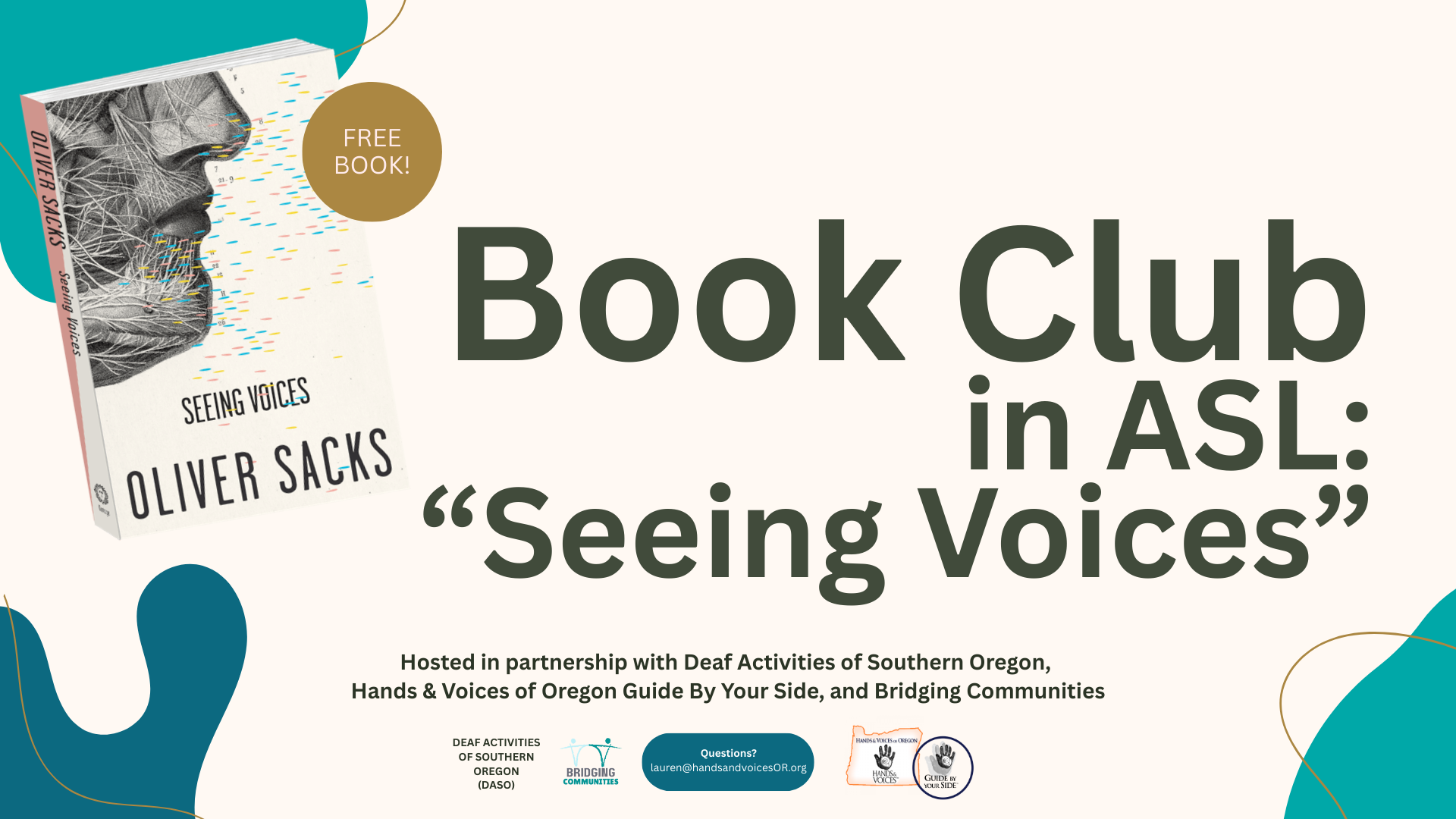 Book Club in ASL flyer